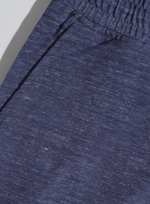 Fancy Indigo Melton Short